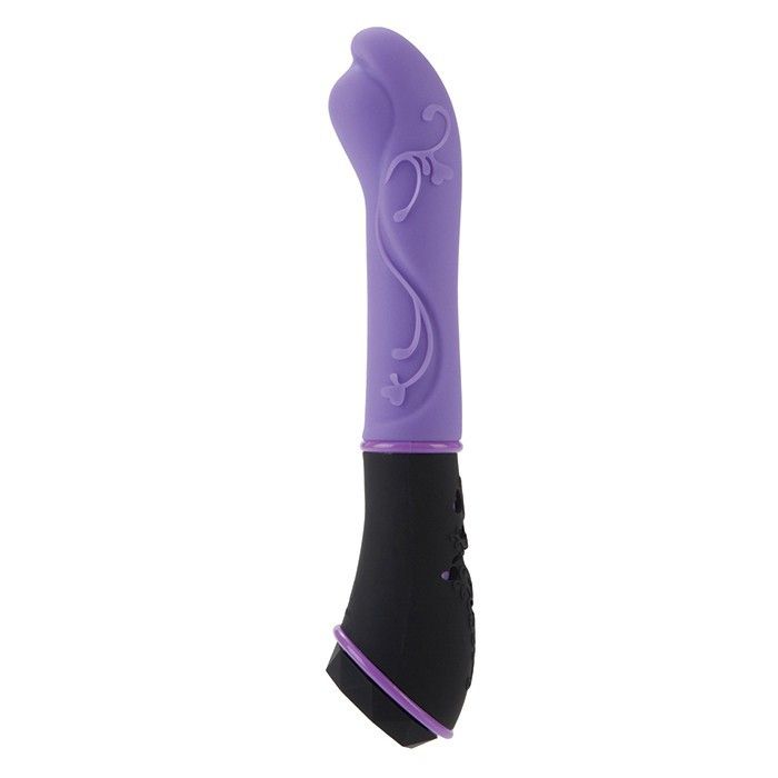 купить Фиолетовый вибромассажер из силикона TANTRIC AURA MASSAGER в интернет-магазине интим товаров «Штучки»