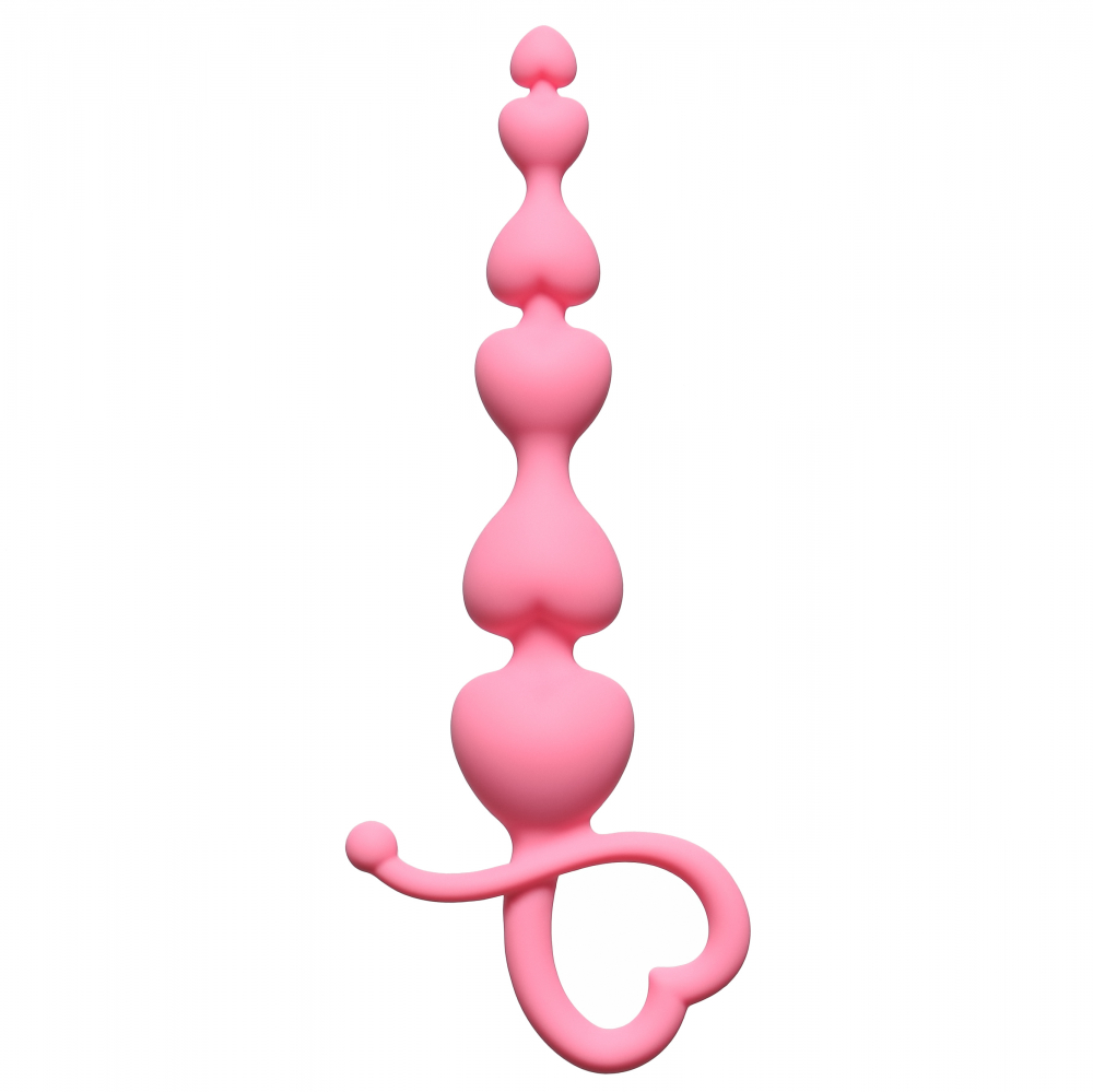 купить Анальная цепочка Begginers Beads Pink в интернет-магазине интим товаров «Штучки»