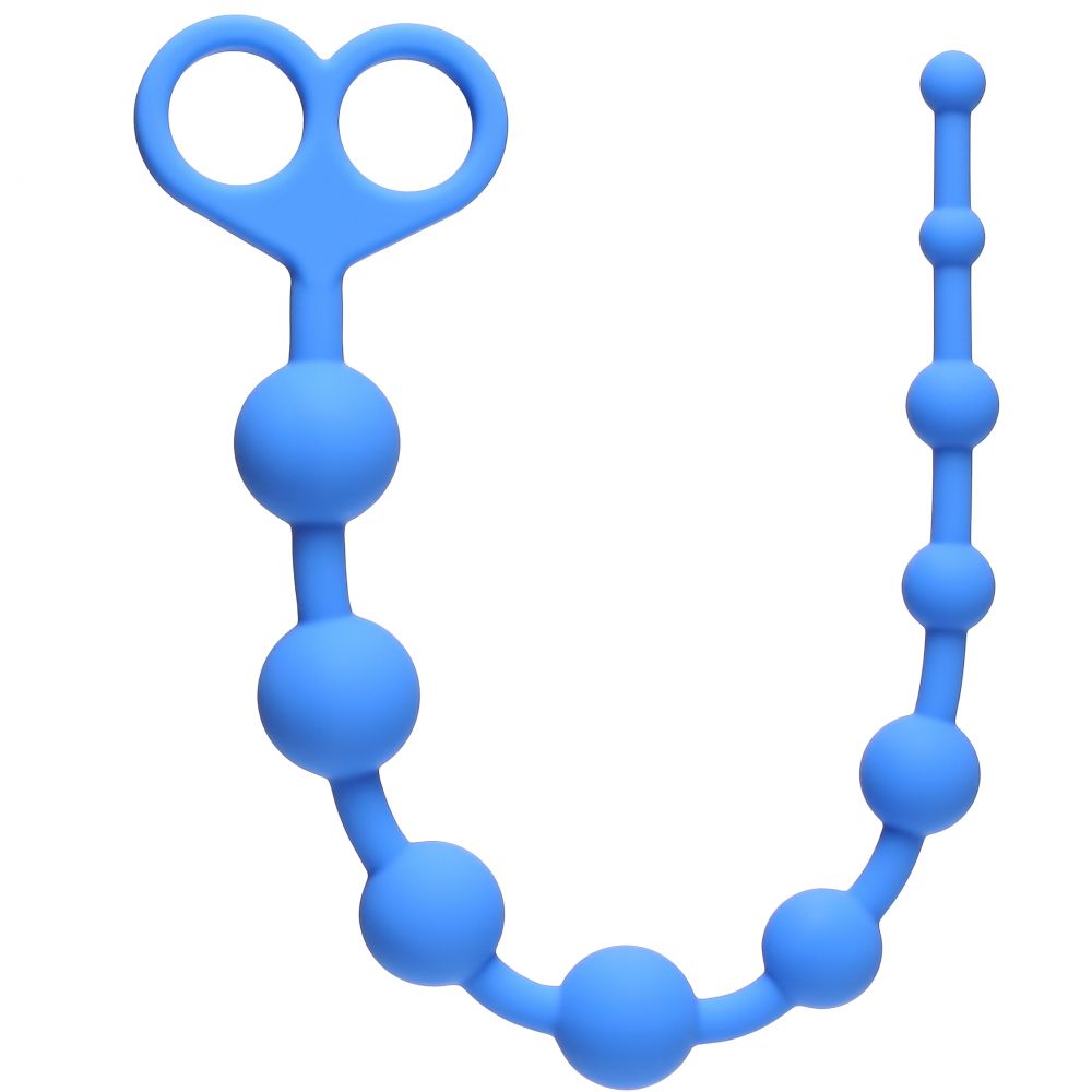 купить Анальная цепочка Orgasm Beads Blue в интернет-магазине интим товаров «Штучки»