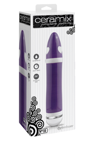 купить Вибромассажер CERAMIX NO 11 керамический фиолетовый в интернет-магазине интим товаров «Штучки»