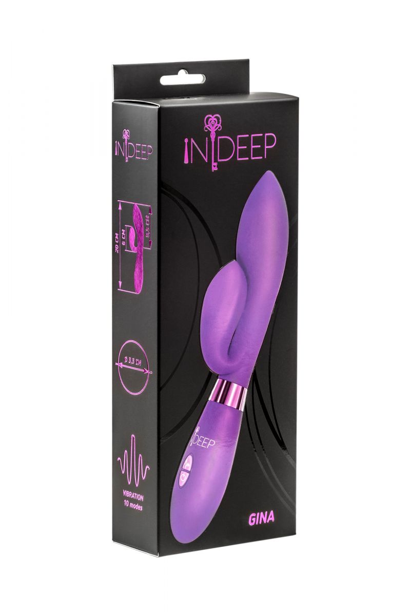 купить Вибратор Indeep Gina Purple в интернет-магазине интим товаров «Штучки»