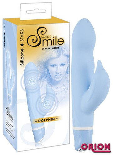 купить Smile Вибратор Dolphin голубой в интернет-магазине интим товаров «Штучки»