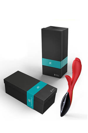 купить Вибратор хай-тек ZINI ZOOK красный с черным в интернет-магазине интим товаров «Штучки»