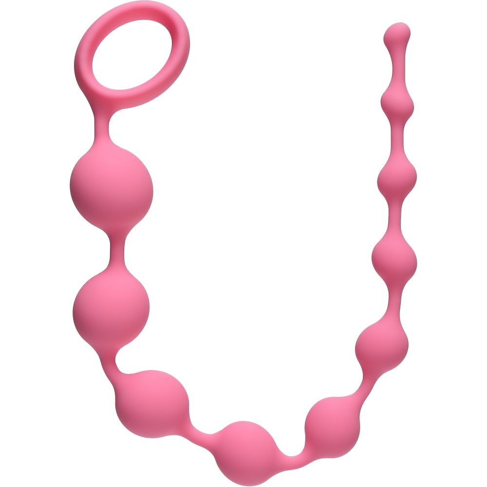 купить Анальная цепочка Long Pleasure Chain Pink в интернет-магазине интим товаров «Штучки»