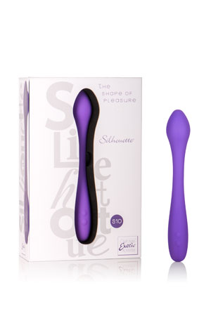 купить Вибромассажер SILHOUETTE S10 перезаряжаемый фиолетовый в интернет-магазине интим товаров «Штучки»