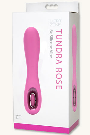 купить Вибромассажер UltraZone® Tundra Rose 6x перезаряжаемый розовый в интернет-магазине интим товаров «Штучки»