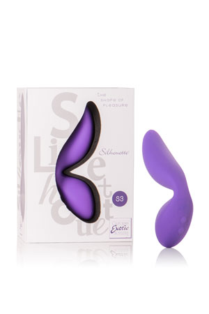 купить Вибромассажер SILHOUETTE S3 перезаряжаемый фиолетовый в интернет-магазине интим товаров «Штучки»