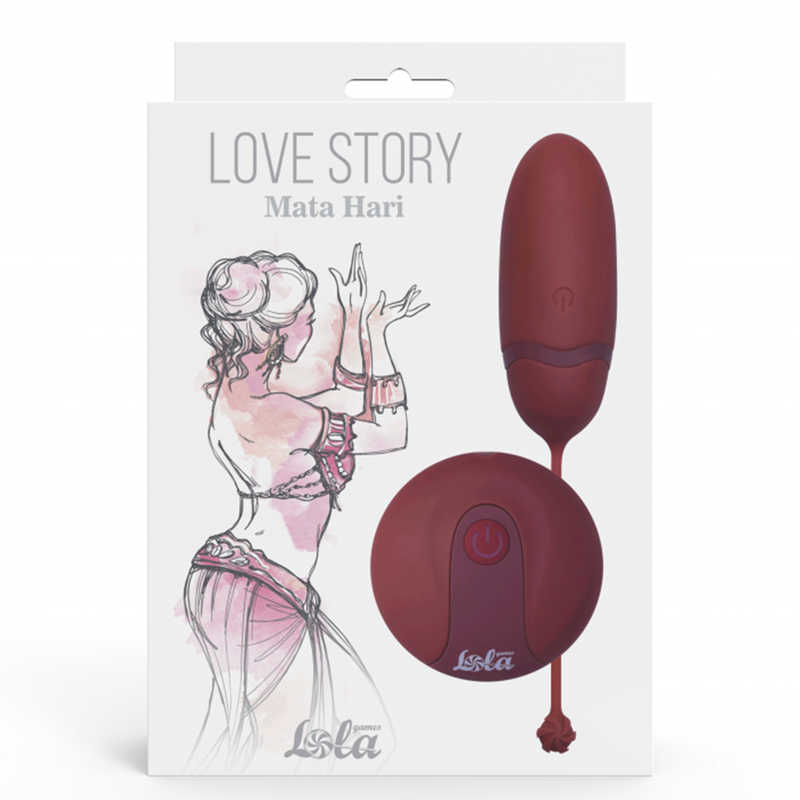 купить Виброяйцо на пульте управления Love Story Mata Hari Wine Red в интернет-магазине интим товаров «Штучки»