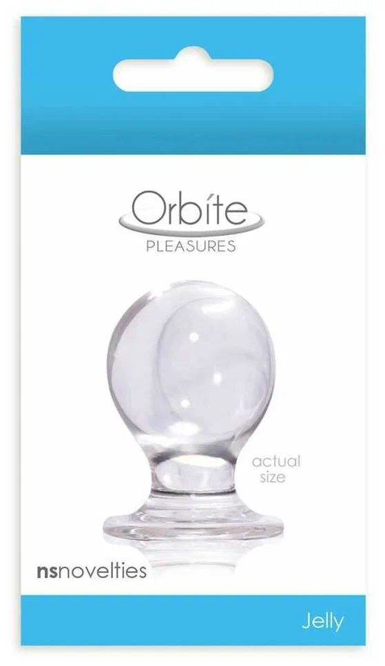 купить Анальная пробка ORBITE малая прозрачная в интернет-магазине интим товаров «Штучки»