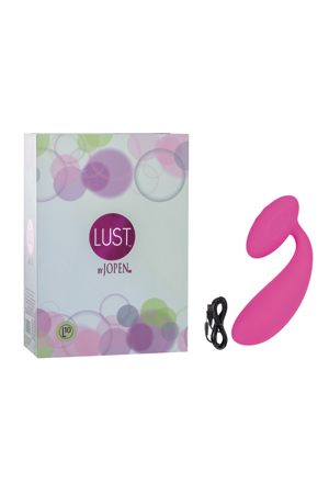 купить Вибромассажер изогнутый Lust by JOPEN  L10 перезаряжаемый розовый в интернет-магазине интим товаров «Штучки»