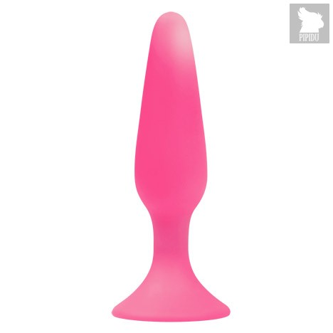 купить Анальная пробка Sliders Silicone Anal Plugs Large на присоске, розовая в интернет-магазине интим товаров «Штучки»