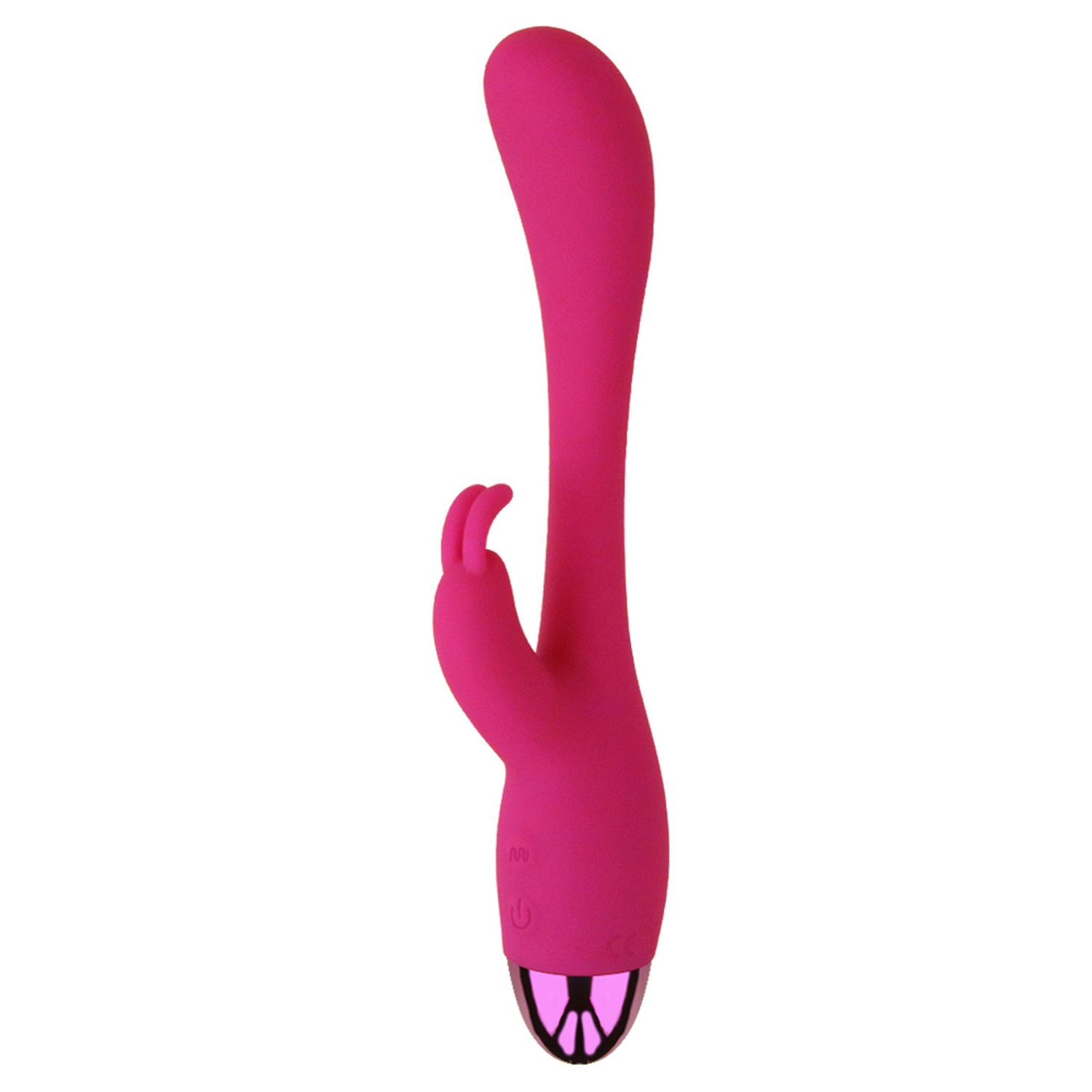 купить Вибратор с клиторальным стимуляторомINDULGENCE Elated Rabbit, Purple в интернет-магазине интим товаров «Штучки»