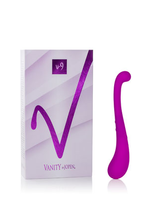 купить Вибромассажер VANITY Vr9 перезаряжаемый фиолетовый в интернет-магазине интим товаров «Штучки»