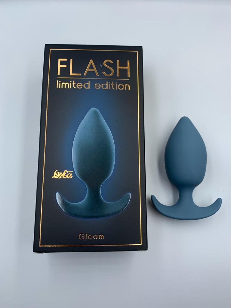 купить Анальная пробка со смещенным центром тяжести Flash Gleam в интернет-магазине интим товаров «Штучки»