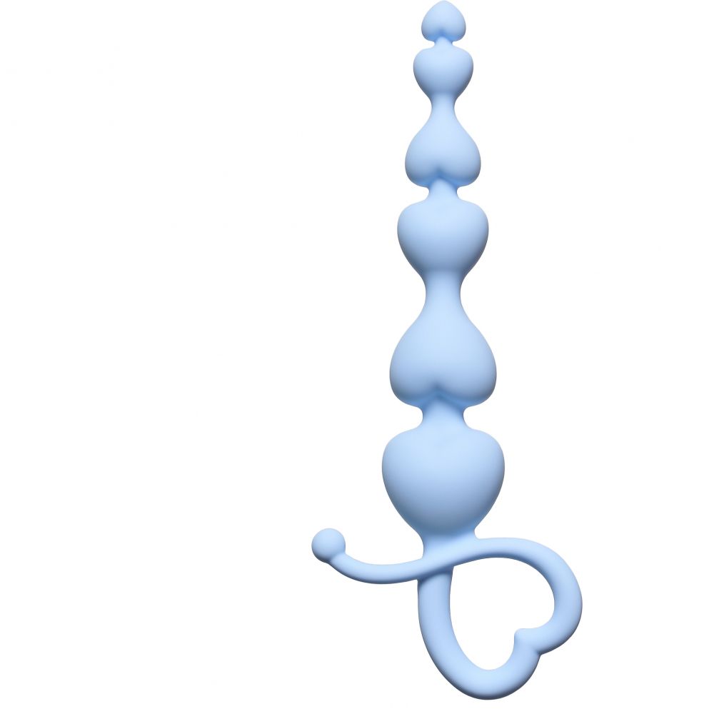 купить Анальная цепочка Begginers Beads Blue в интернет-магазине интим товаров «Штучки»