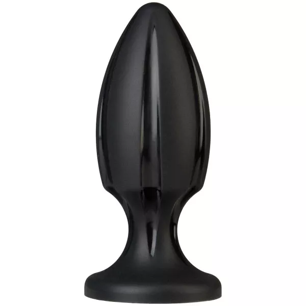 купить Анальная пробка Platinum Premium Silicone - The Rocket - Black черная в интернет-магазине интим товаров «Штучки»