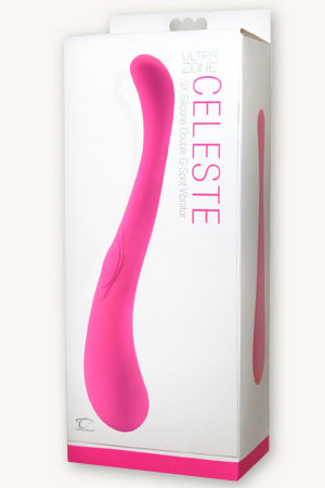 купить Вибромассажер UltraZone® Celeste 6x Silicone G-Spot перезаряжаемый розовый в интернет-магазине интим товаров «Штучки»