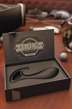 купить Массажер простаты Lux черный LX2, LX3880-11 в интернет-магазине интим товаров «Штучки»