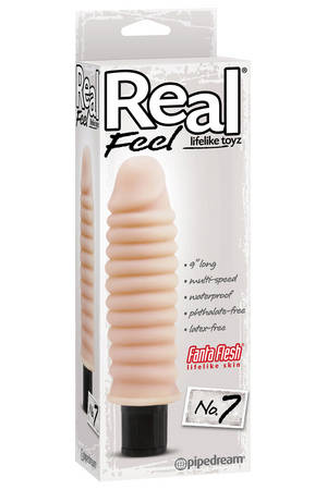 купить Вибратор REAL FEEL №7, "живое тело" рельефный в интернет-магазине интим товаров «Штучки»
