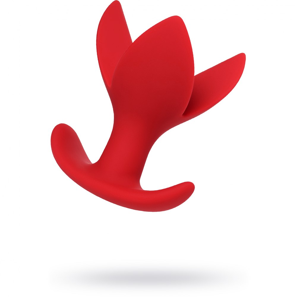 купить Расширяющая анальная втулка ToDo by Toyfa Flower  красная 9см в интернет-магазине интим товаров «Штучки»