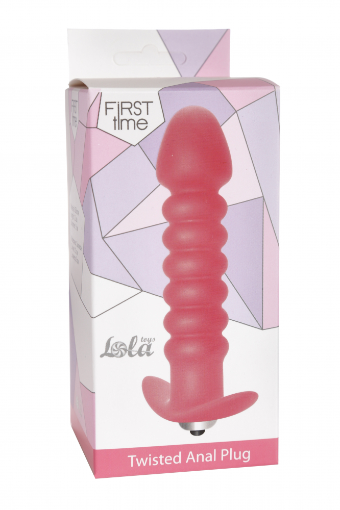 купить Анальная пробка с вибрацией Twisted Anal Plug Pink в интернет-магазине интим товаров «Штучки»