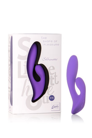 купить Вибромассажер двойной SILHOUETTE S15 перезаряжаемый фиолетовый в интернет-магазине интим товаров «Штучки»