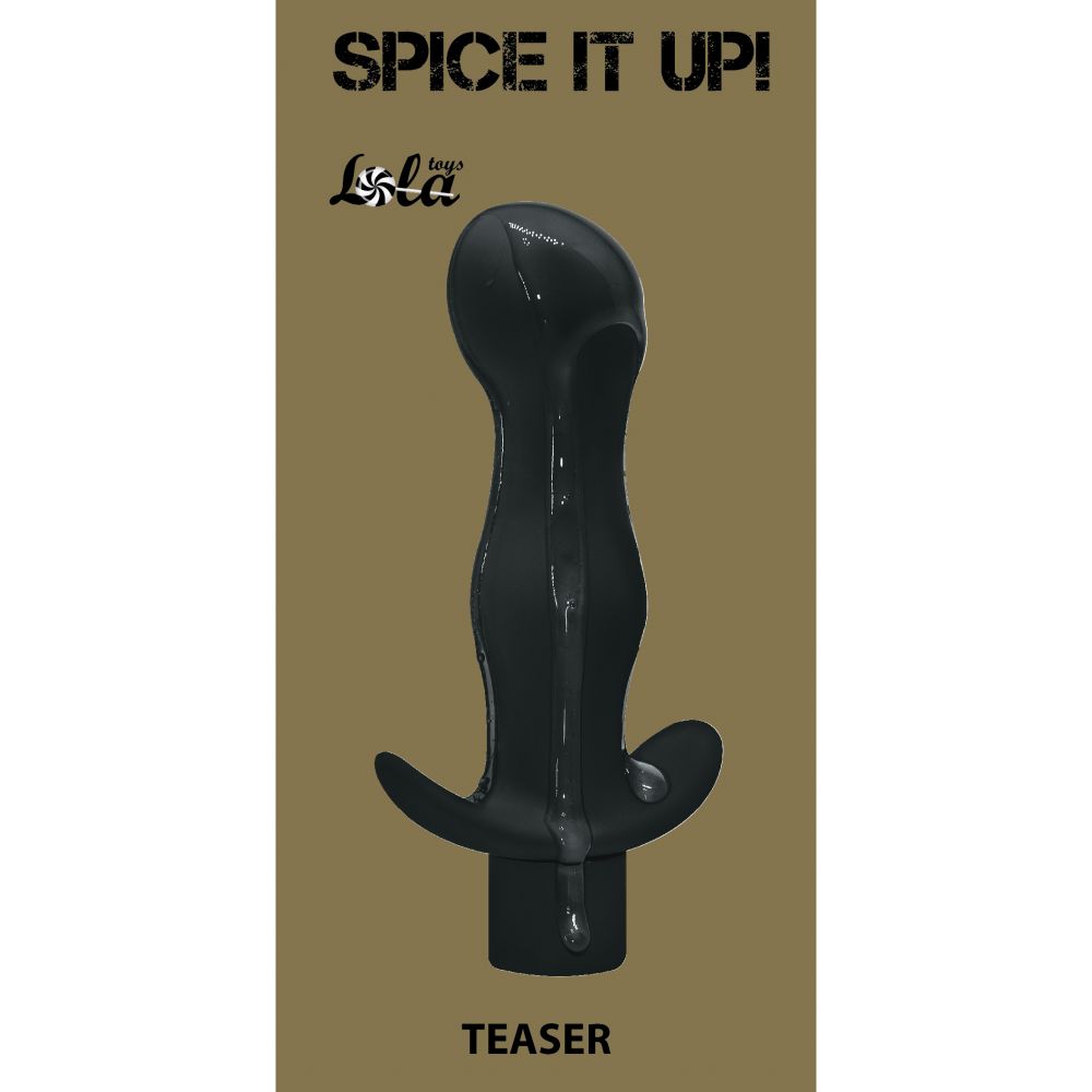 купить Анальная пробка с вибрацией Spice it up Teaser Black в интернет-магазине интим товаров «Штучки»