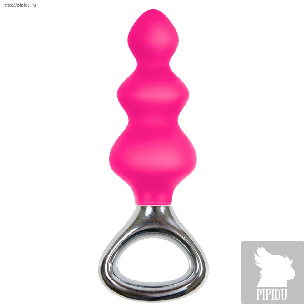 купить Анальная елочка Jolie Platinum Plug Medium из силикона розовая в интернет-магазине интим товаров «Штучки»