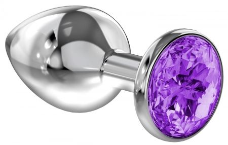 купить Анальная пробка Diamond Purple Sparkle Small в интернет-магазине интим товаров «Штучки»