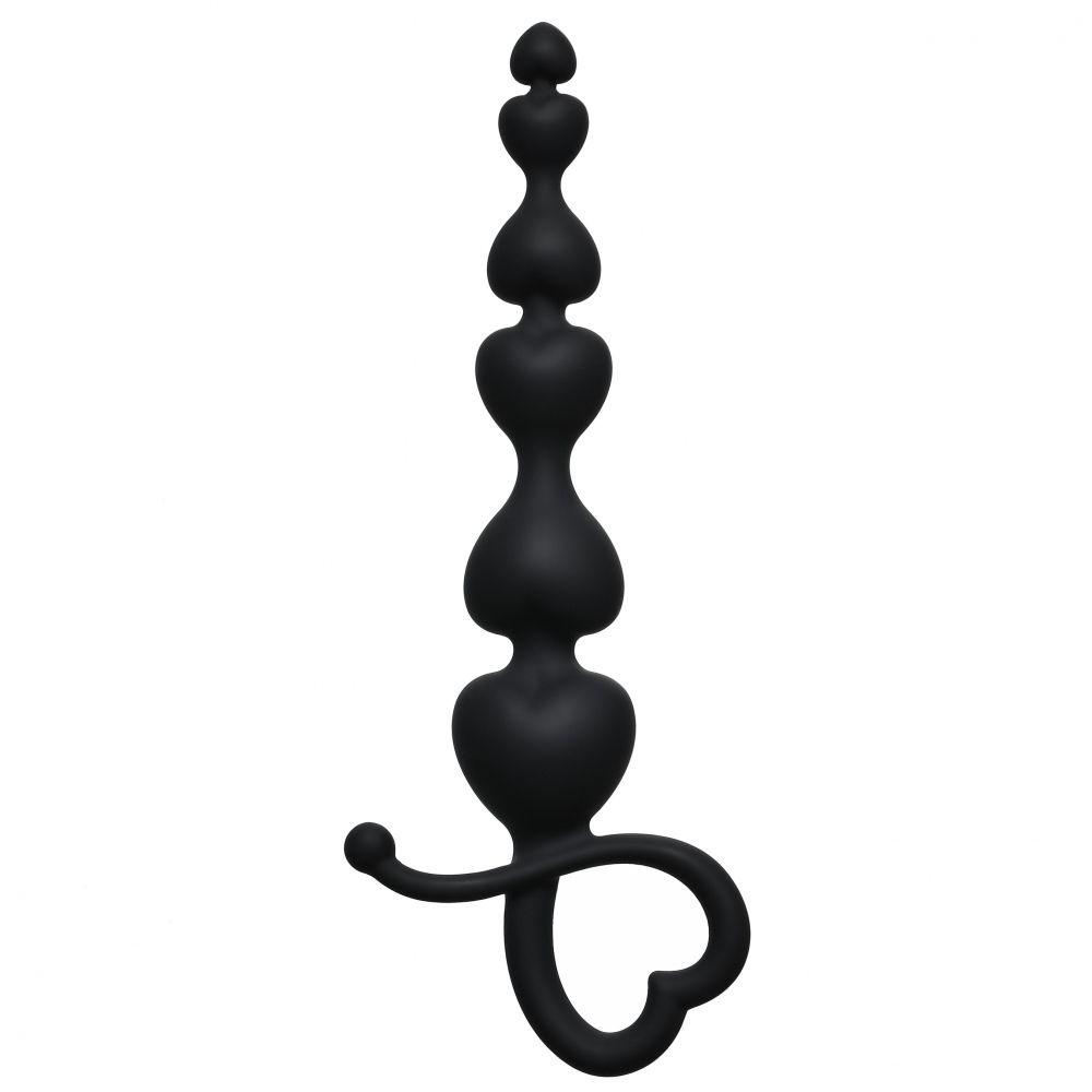 купить Анальная цепочка Begginers Beads Black в интернет-магазине интим товаров «Штучки»