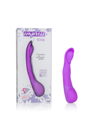 купить Вибромассажер Impress Scoop фиолетовый в интернет-магазине интим товаров «Штучки»