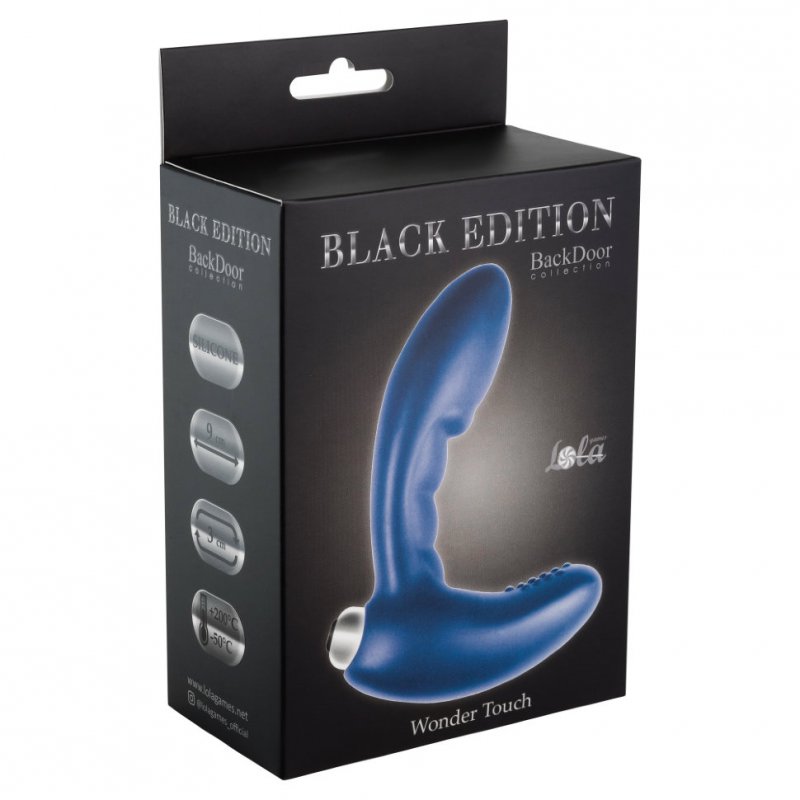 купить Стимулятор простаты с вибрацией Wonder Touch Blue в интернет-магазине интим товаров «Штучки»