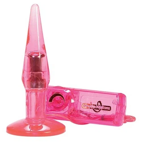 купить Анальная пробка с выносным пультом, розовая в интернет-магазине интим товаров «Штучки»