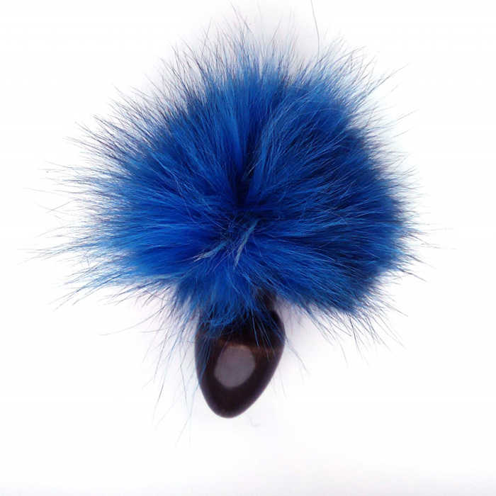купить Анальная втулка с голубым заячьим хвостом в интернет-магазине интим товаров «Штучки»