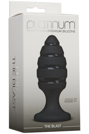 купить Анальная пробка Platinum Premium Silicone - The Blast - Black черная в интернет-магазине интим товаров «Штучки»