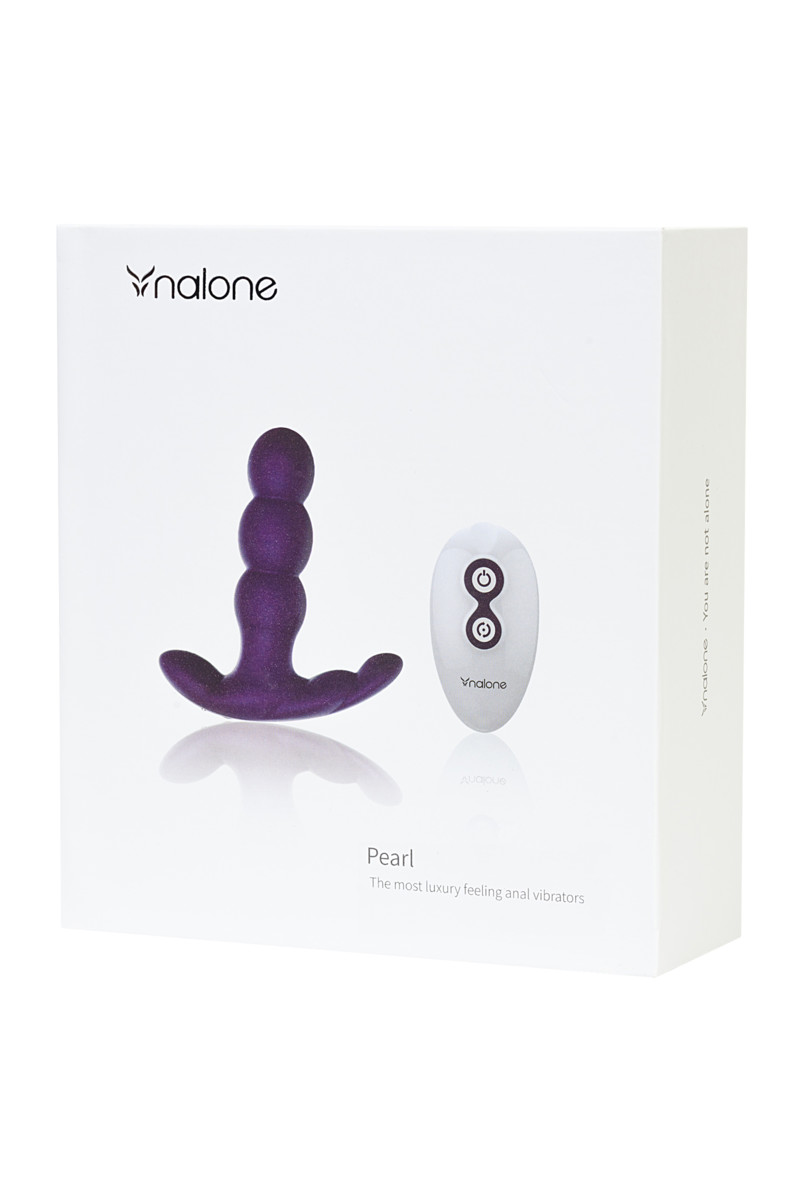 купить Вибратор анальный Nalone Pearl, силикон, фиолетовый, 12,5см в интернет-магазине интим товаров «Штучки»