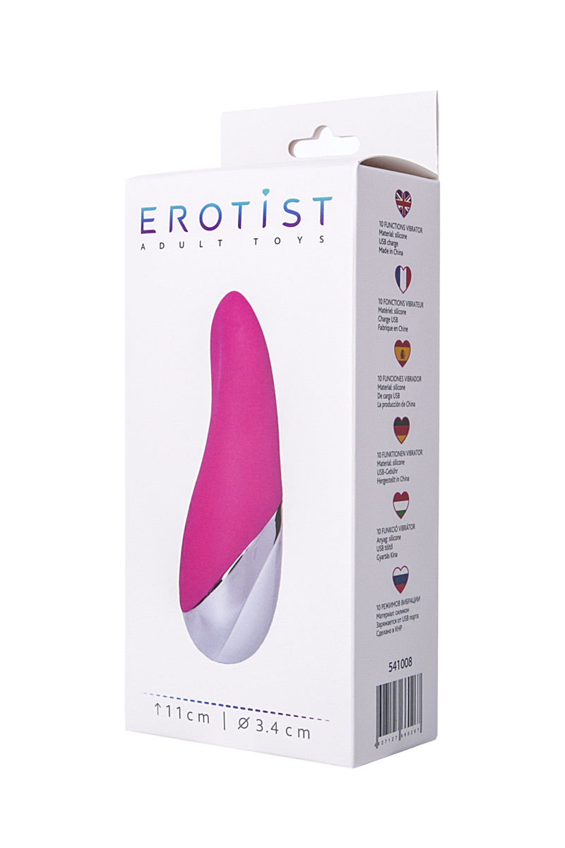 купить Вибратор с клиторальным стимулятором EROTIST в интернет-магазине интим товаров «Штучки»
