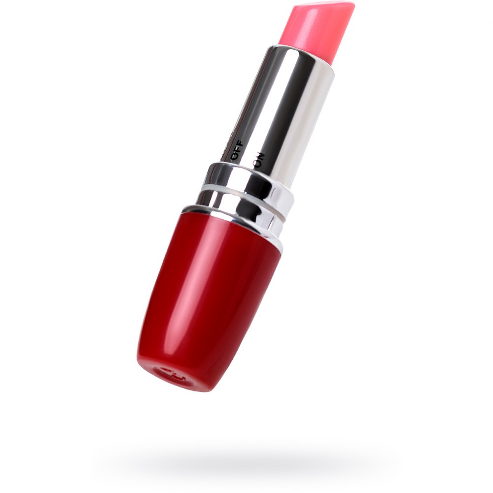 купить Вибромассажер A-Toys by TOYFA Lipstick 9см, красный в интернет-магазине интим товаров «Штучки»
